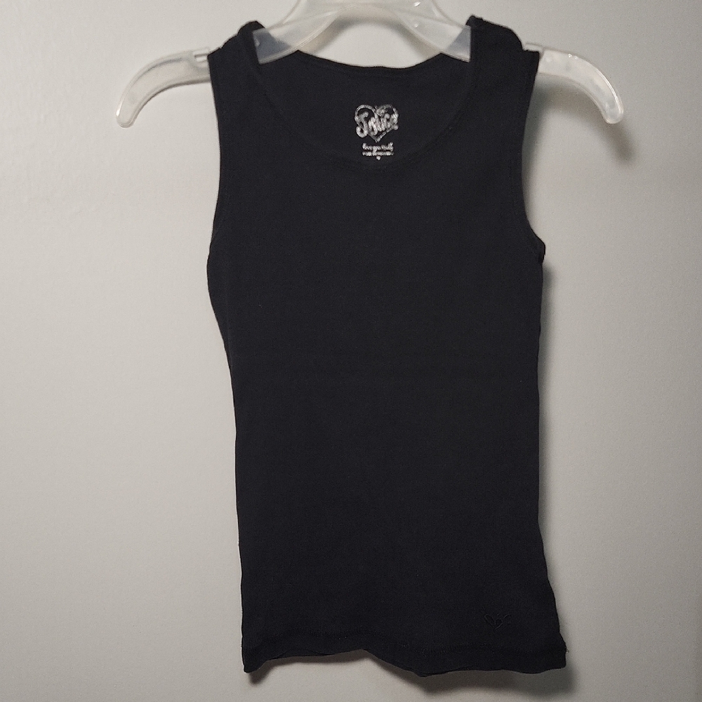 Justice Black Kids Tank Top